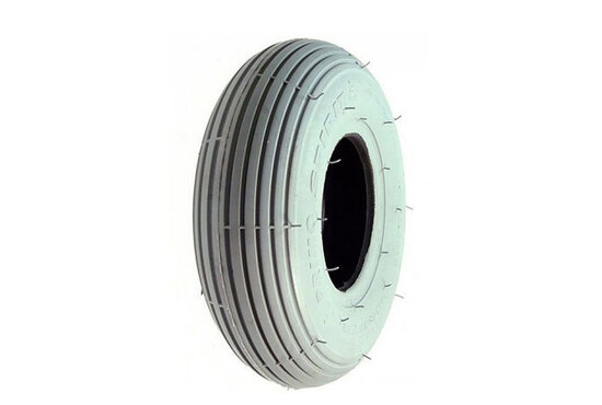 Silema Scootmobiel buitenband met lijnprofiel (300 x 8 grijs lijnprofiel C-179)