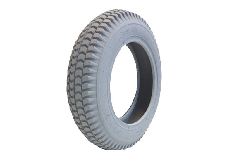Silema Scootmobiel buitenband met blokprofiel (3.00 x 8 grijs blokprofiel C-248) afbeelding
