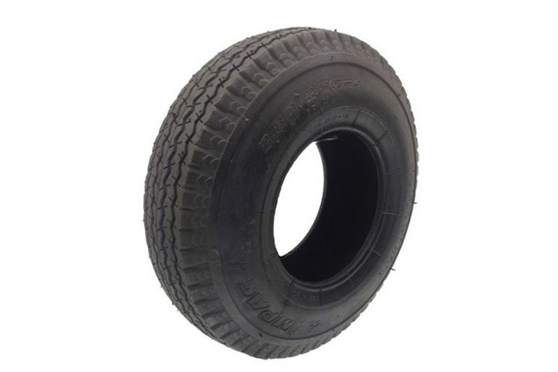 Silema Scootmobiel buitenband met blokprofiel (2.80 / 2.50 x 4 zwart blokprofiel C-178) afbeelding