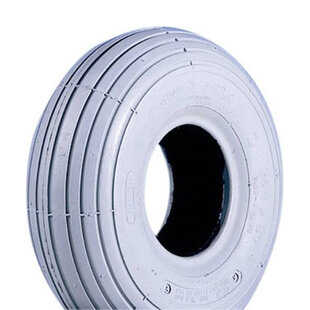 Scootmobiel buitenband met lijnprofiel (2.50 x 3 Grijs lijnprofiel C-179)