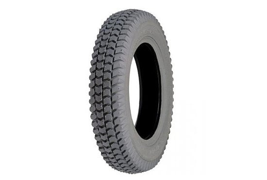 Silema Scootmobiel buitenband met blokprofiel ( 2.50 x 3 grijs blokprofiel C-248)
