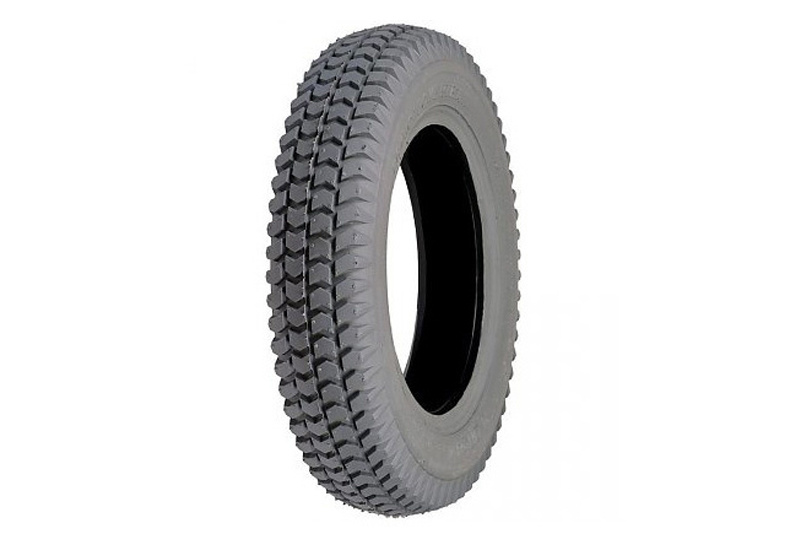 Silema Scootmobiel buitenband met blokprofiel ( 2.50 x 3 grijs blokprofiel C-248) afbeelding