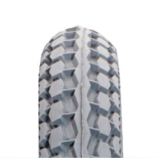 Scootmobiel buitenband met blokprofiel (12 1/2  x 2 1/4 Grijs blok C-623)