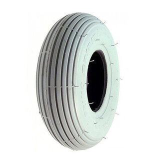 Scootmobiel buitenband met lijnprofiel (7 x 1 3/4 grijs lijnprofiel C-179)