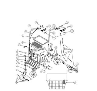 Handvat Links (Nr 10 afbeelding) Vermeiren 286B