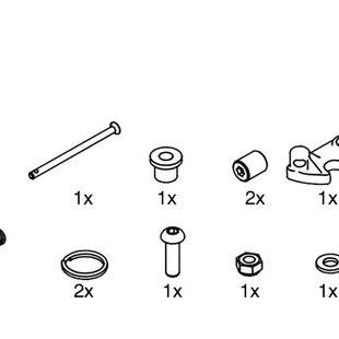 Service set voor het vergrendelsysteem - Gemino serie, alle modellen