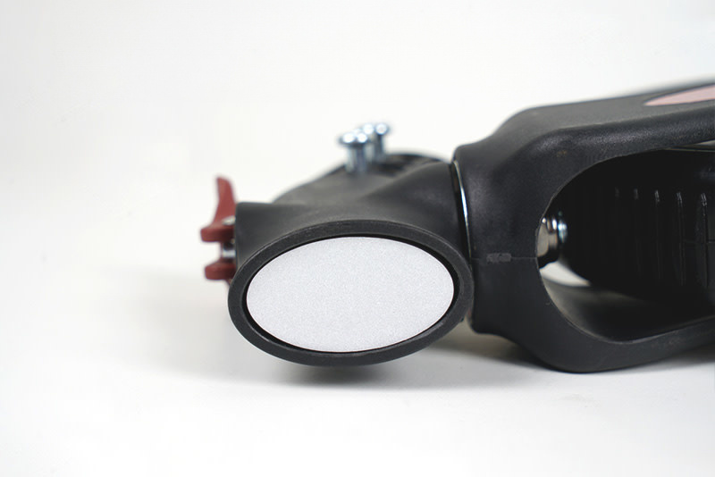 Wheelzahead Witte reflectors voor de voorkant van de voorvork van uw Wheelzahead TRACK 3.0 rollator (2 stuks) afbeelding