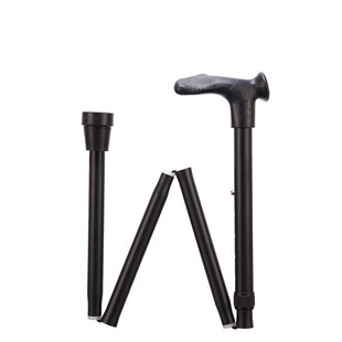 Opvouwbare wandelstok met comfortgrip handvat