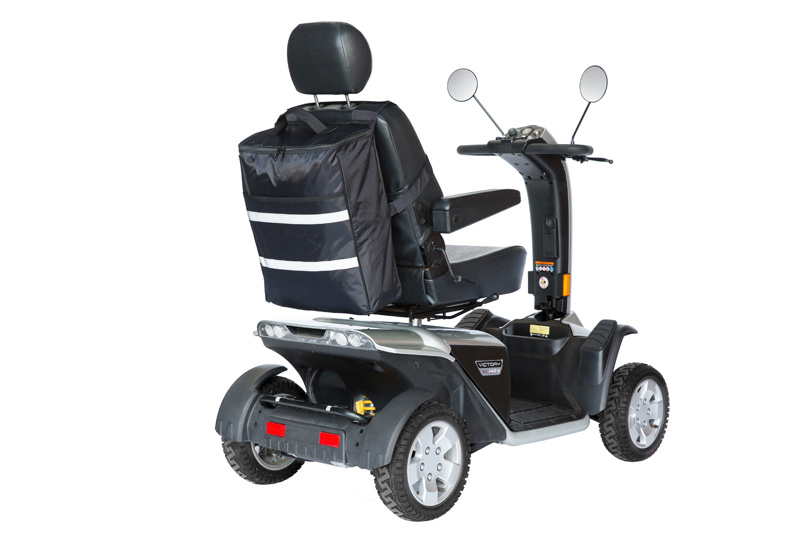 Zorgmiddelenaanhuis Scootmobiel boodschappentas met veiligheidsreflectie afbeelding
