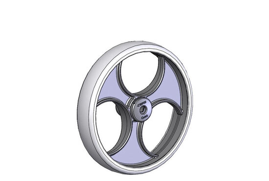 Topro Achterwiel zonder drempelhulp, per stuk Topro Troja Classic / Walker / Original