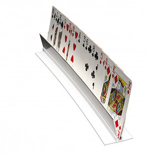 Kaartenhouder plastic dubbelzijdig