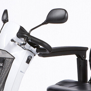 Spiegel voor uw scootmobiel — Universeel met een klem om het stuur