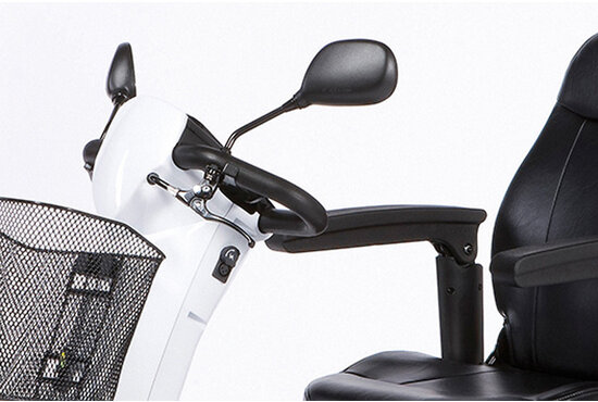 Scootmobielaanhuis Spiegel voor uw scootmobiel — Universeel met een klem om het stuur