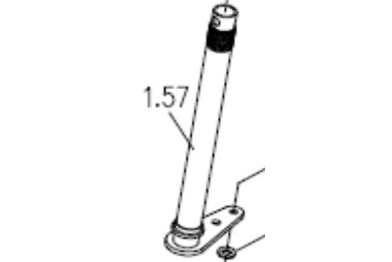Excel Galaxy II Stuurstang / balhoofd compleet Galaxy II - 4 wiel afbeelding