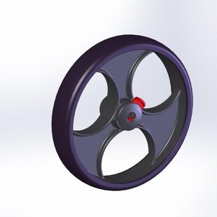 Gripwiel voor Topro troja 2G vanaf 2015 - voorwiel