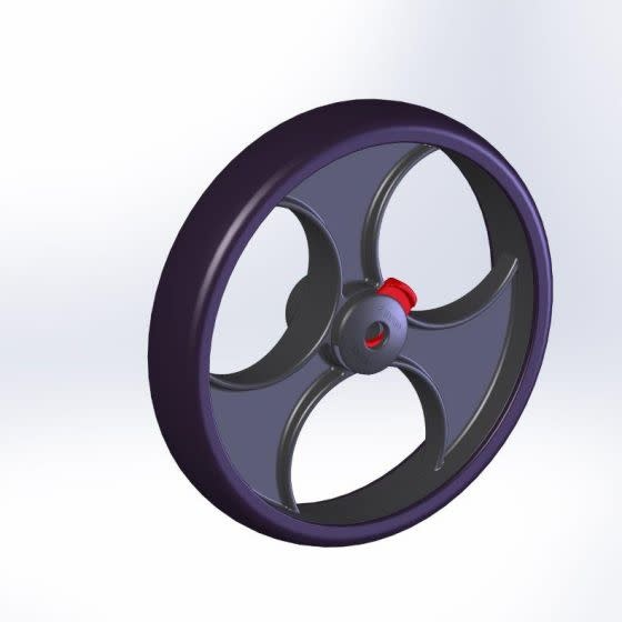 Topro Gripwiel voor Topro troja 2G vanaf 2015 - voorwiel afbeelding