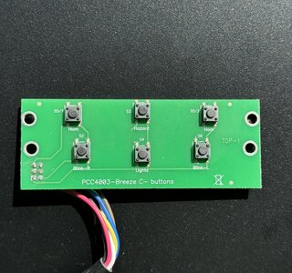 Afikim printplaat drukknoppen display - Breeze C