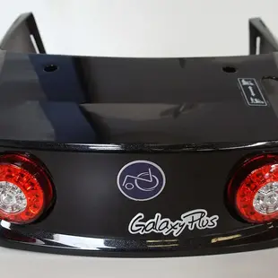 Achterkap compleet, Midnight Black Galaxy plus