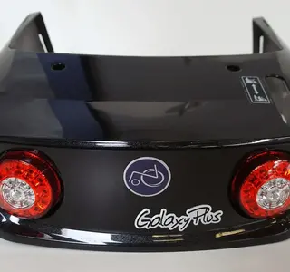 Achterkap compleet, Midnight Black Galaxy plus