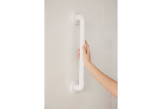 Able2 Wandbeugel kunststof wit