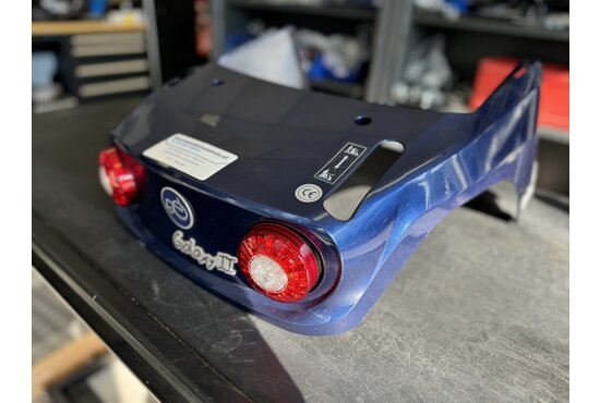 Excel Achterkap compleet, Lightning Blue Galaxy II - Tweedehands