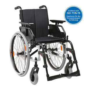 Dietz Caneo S instelbare rolstoel 51 cm (zonder voetsteun)