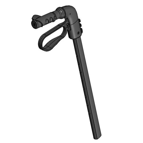 Topro Duwstang compleet met anatomisch handvat rechts 32 mm Topro classic afbeelding