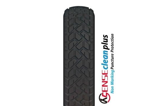XSENSE CLEANPLUS Scootmobiel buitenband 13 x 4.00 - 8 (2.50/3.70-8 (330X85)) Zwart - Pride victory xl140