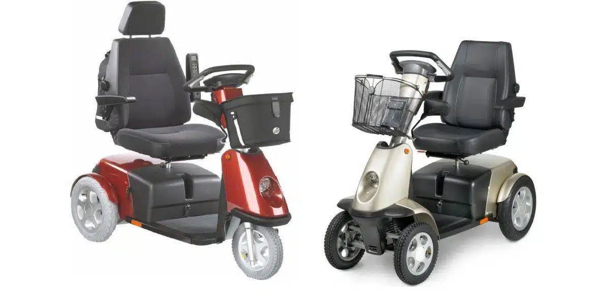 Alles over een scootmobiel met vier wielen vs. drie wielen