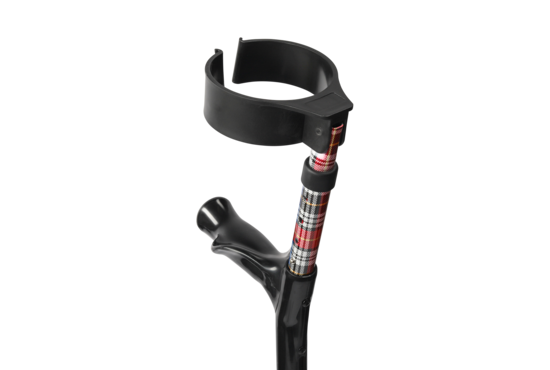 MultiMotion Elleboog krukken anatomisch handvat en gesloten manchet (per set) - print