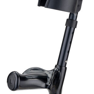 Elleboogkrukken anatomisch handvat en gesloten manchet - kleur