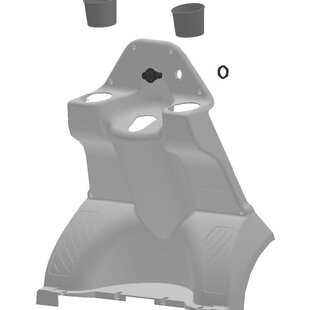 Afikim losse binnenkap kleur zwart (excl bekerhouder en drukknop) - Breeze S4 PLUS