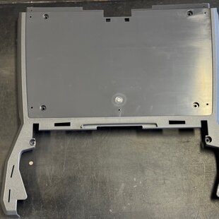 Voetenplaat / treeplank / bodemplaat grijs Galaxy citiflyer grijs (Bodemplaat)