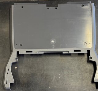 Voetenplaat / treeplank / bodemplaat grijs Galaxy citiflyer grijs (Bodemplaat)