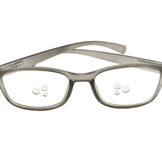 Druppelbril voor toedienen van oogdruppels