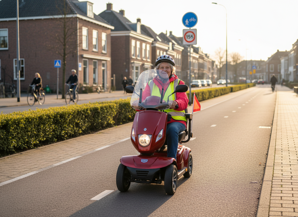 Tips om veilig de weg op te gaan met je scootmobiel
