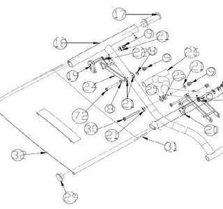 Opvulbussen tbv kruisframe/zijframe (set van 2) NR17