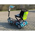 Mango Scootmobiel Brio Bobby Blue Deluxe Luchtbanden (opvouwbaar) - Tweedehands