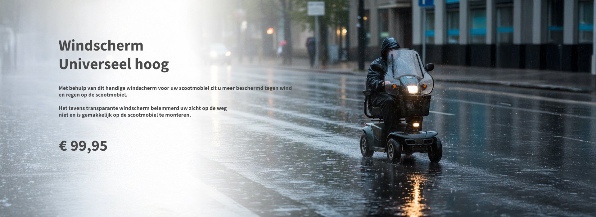 Windscherm universeel hoog