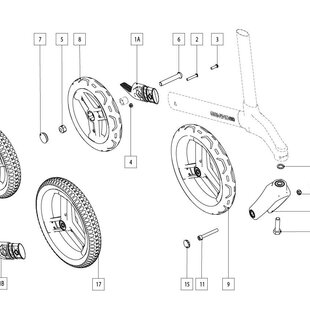 Afdekkap achterwiel, alle Gemino's (Nr 7 afbeelding)