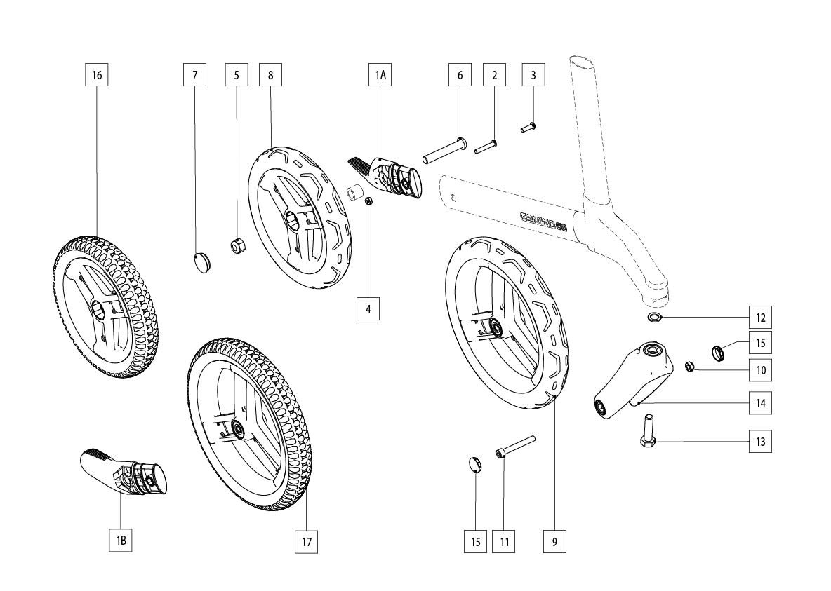 Gemino Afdekkap t.b.v. zwenkwiel, Gemino 60 (Nr 15 afbeelding) afbeelding