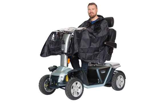 Zorgmiddelenaanhuis Scootmobiel Regenponcho Universeel