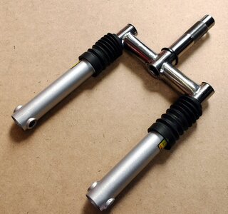 Galaxy II; Voorvork compl. Excl.voorwiel - Tweedehands