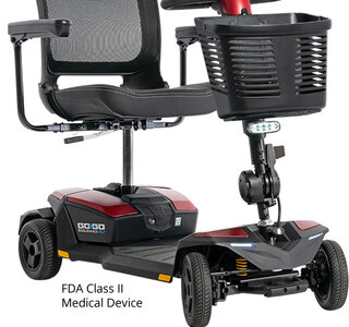 Pride Go Go Endurance AL + 4 wiel Lithium