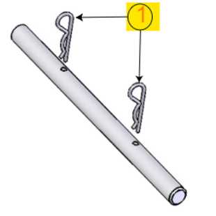 Sterling elite II plus / Elite2: Cotter pin - Tweedehands