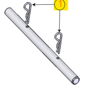 Sterling elite II plus / Elite2: Cotter pin - Tweedehands