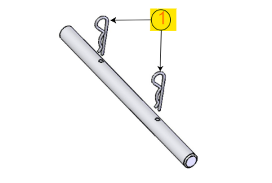 Sterling Elite II Sterling elite II plus / Elite2: Cotter pin - Tweedehands