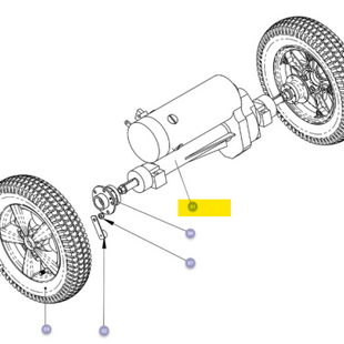 Solo;Magneet op wiel t.b.v. km-sensor - Tweedehands