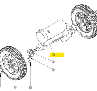 Solo;Magneet op wiel t.b.v. km-sensor - Tweedehands
