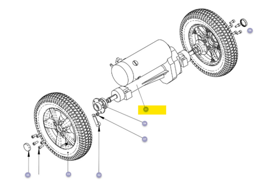 Solo TS Solo;Magneet op wiel t.b.v. km-sensor - Tweedehands